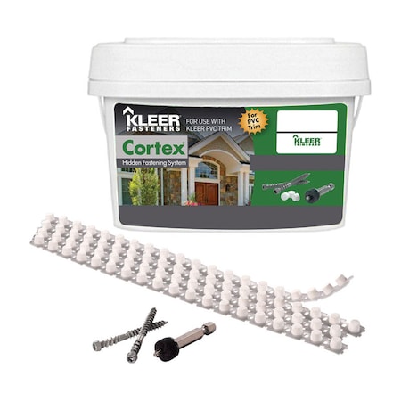 Kller Kleer Cortex No. 7 acre X 2 in. L Hex Drive Hex Head Self Tapping Trim Screws with Plugs KFS250SM2C